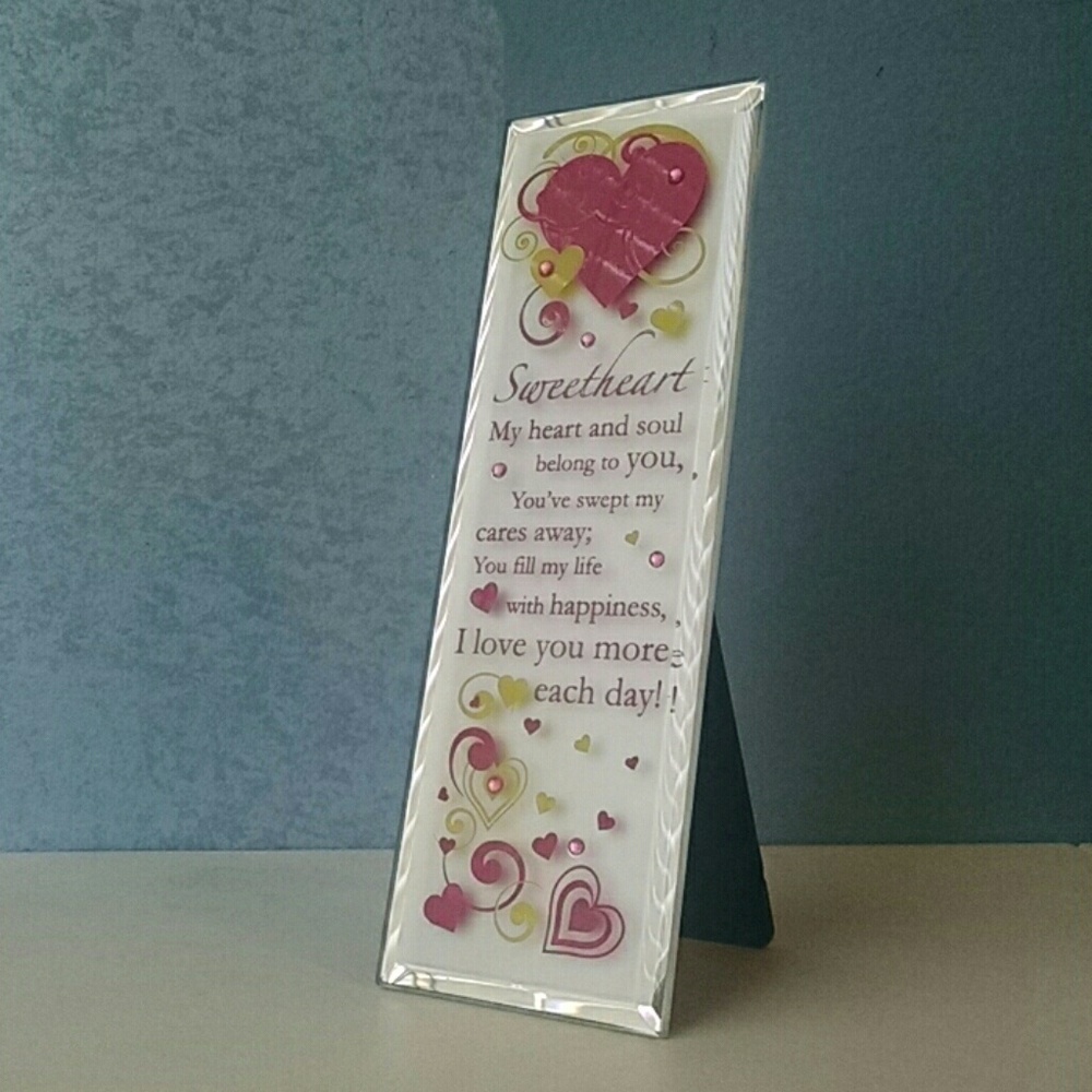 Like New Sweetheart Plaque
